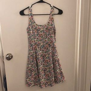 Flower print dress